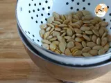 Etape 4 - Graines de potimarron grillées pour un snack