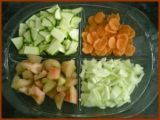 Etape 1 - Crêpes aux Légumes et leur Sauce au Yaourt
