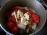 Etape 4 - Poulet aux tomates confites, amandes, cannelle et miel