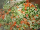 Etape 1 - Filet de saumon sauce moutarde aux petits légumes
