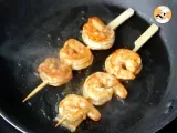 Etape 3 - Brochettes de crevettes sauce chinoise