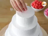 Etape 3 - Gâteau de bonbons coloré
