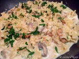 Etape 3 - One pot pasta gorgonzola champignons