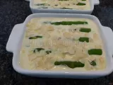 Etape 7 - Flan d'asperges au parmesan et aux amandes