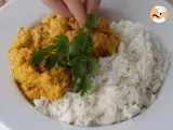 Etape 8 - Poulet au curry et lait de coco