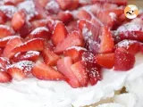 Etape 7 - Pavlova aux fraises facile