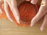 Etape 5 - Cheesecakes salés au saumon