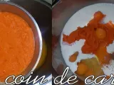 Etape 3 - Flan de carottes .