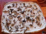 Etape 3 - Pizza thon, champignons crème fraîche