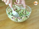 Etape 5 - Salade de fèves aux lardons