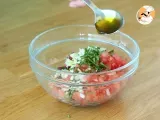 Etape 3 - Tartare jambon melon tomate