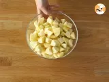 Etape 3 - Samoussas de crêpes aux pommes caramélisées