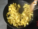Etape 4 - Samoussas de crêpes aux pommes caramélisées