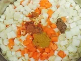 Etape 2 - Soupe au panais, carotte et céleri rave