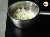 Etape 1 - Crème de chou-fleur, coco et saumon fumé