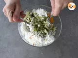 Etape 3 - Galettes de chou-fleur et brocoli au curry