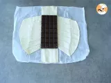 Etape 1 - Feuilleté tressé au chocolat