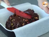 Etape 3 - Fudge aux noisettes - Carrés au chocolat et noisettes