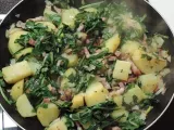 Etape 3 - Salade au lard et pissenlit, spécialité ardennaise