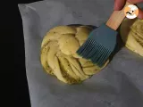 Etape 7 - Petits pains tressés au pesto vert