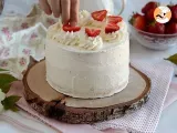 Etape 12 - Layer cake aux fraises et crème mascarpone