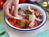 Etape 3 - Salade Panzanella - Salade italienne