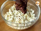 Etape 4 - Pop corn au chocolat et aux marshmallows