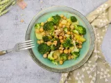 Etape 5 - Salade pommes de terre, brocoli et noix