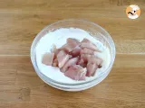 Etape 2 - Brochettes de poulet mariné dans une sauce au yaourt / citron