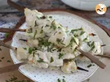 Etape 4 - Brochettes de poulet mariné dans une sauce au yaourt / citron