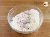 Etape 1 - Quiche allégée au jambon, fromage et yaourt!