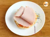Etape 2 - Sandwich bagel dinde, coleslaw, oeuf dur