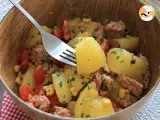 Etape 3 - Salade de pommes de terre, thon et tomates