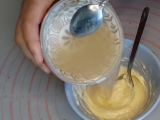 Etape 10 - Bavarois à la framboise et vanille, léger, facile et sans cuisson