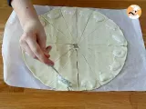 Etape 1 - Croissants feuilletés à la béchamel, au jambon et au fromage