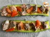 Etape 3 - Courgettes farcies aux tomates et sardines