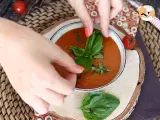 Etape 7 - Soupe de tomates et basilic