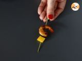 Etape 5 - Verrines crevettes mangue pour un apéritif sucré/salé