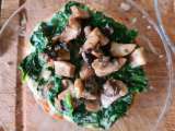 Etape 5 - Tartelette champignons et épinards