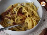 Etape 8 - Spaghetti alla carbonara, la vraie recette italienne des carbo'!