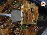 Etape 9 - Crinkle cake salé au fromage de chèvre et miel