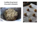 Etape 3 - Cookies Chocolat Noisette