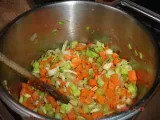 Etape 3 - Potée aux carottes et poireaux