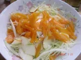 Etape 1 - Salade de choux blanc multifruits aigre doux