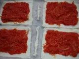 Etape 3 - Feuilletés au fromage/jambon façon pizza