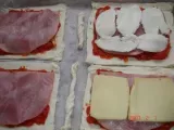 Etape 4 - Feuilletés au fromage/jambon façon pizza