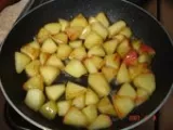 Etape 2 - Salade d'endive frisée aux deux pommes et lardons