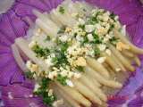 Etape 4 - Endives à la sauce aux kiwis, asperges, et haricots