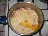 Etape 3 - Spaghetti carbonara à ma façon