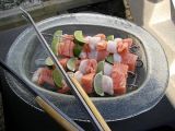 Etape 2 - Brochettes de saumon et de pétoncles au BBQ